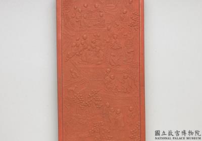 图片[2]-Cinnabar inkstick of “Donglin Lianshe (Buddhist hall of Donglin)“, Qing dynasty, Qianlong reign (1736-1795)-China Archive